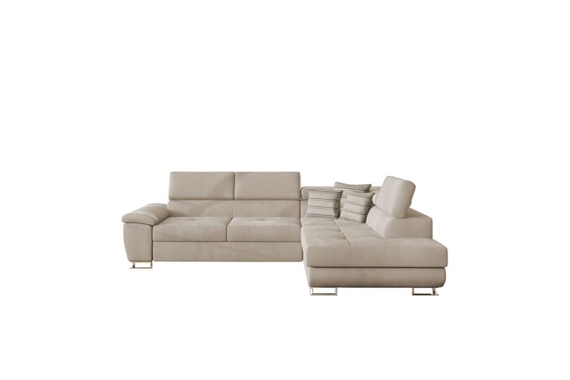 Reginia Soffa med Schäslong 3-sits, Beige