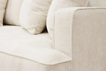 Rossita 4-sits Vänstervänd L-formad Djup Schäslongsoffa i Chenille - Beige - Products - Möbler - Soffa - Divansoffa & schäslongsoffa - 4 sits soffa med divan