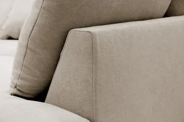 Rossita Lyx 4-sits Extra djup Soffa med Schäslong Höger - Brun Tyg - Products - Möbler - Soffa - Divansoffa & schäslongsoffa - 4 sits soffa med divan