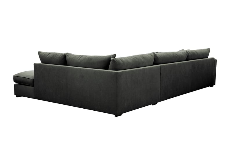 Rossita Lyx 4-sits Extra djup Soffa med Schäslong Höger - Mörkgrön Manchester - Products - Möbler - Soffa - Divansoffa & schäslongsoffa - 4 sits soffa med divan