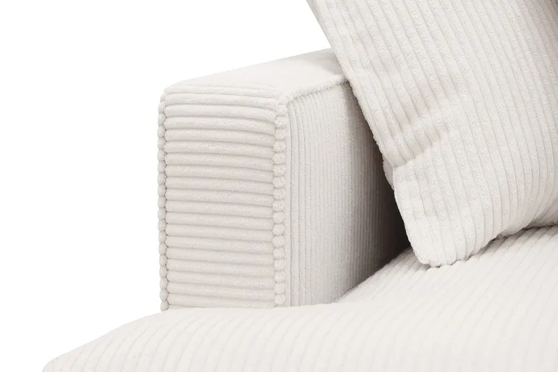Rossita Lyx 4-sits Extra djup Soffa med Schäslong Höger - Offwhite Manchester - Products - Möbler - Soffa - Divansoffa & schäslongsoffa - 4 sits soffa med divan