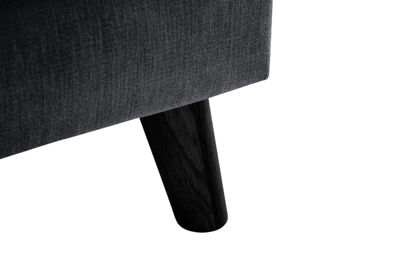 Trend Lyx 3-sits Divansoffa Vänster - Mörkgrå/Svart - Products - Möbler - Soffa - Divansoffa & schäslongsoffa - 4 sits soffa med divan