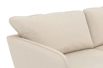 Trend Lyx 3-sits Högervänd L-formad Divansoffa i Manchester - Beige - Products - Möbler - Soffa - Divansoffa & schäslongsoffa - 4 sits soffa med divan