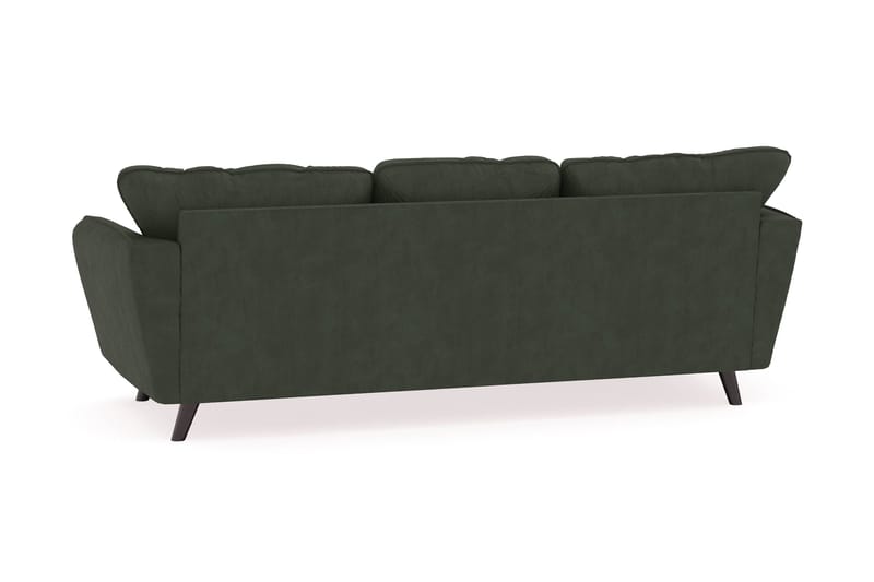 Trend Lyx 3-sits Vänstervänd L-formad Divansoffa i Manchester - Mörkgrön - Products - Möbler - Soffa - Divansoffa & schäslongsoffa - 4 sits soffa med divan