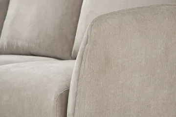 Trend Lyx 3-sits Vänstervänd L-formad Divansoffa i Tyg - Beige - Products - Möbler - Soffa - Divansoffa & schäslongsoffa - 4 sits soffa med divan