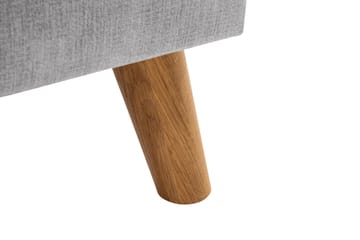 Trend Lyx 3-sits Vänstervänd L-formad Divansoffa i Tyg - Ljusgrå - Products - Möbler - Soffa - Divansoffa & schäslongsoffa - 4 sits soffa med divan