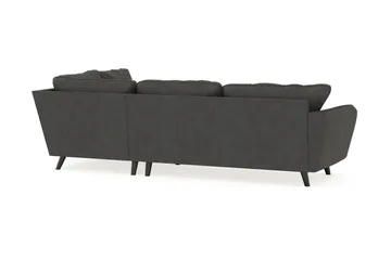 Trend Lyx 4-sits Högervänd L-formad Schäslongsoffa i Manchester - Mörkgrå - Products - Möbler - Soffa - Divansoffa & schäslongsoffa - 4 sits soffa med divan
