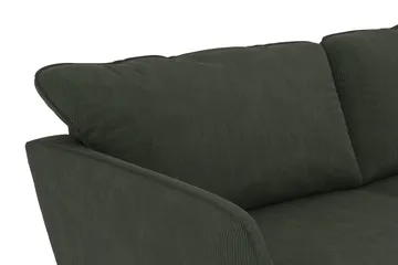 Trend Lyx 4-sits Högervänd L-formad Schäslongsoffa i Manchester - Mörkgrön - Products - Möbler - Soffa - Divansoffa & schäslongsoffa - 4 sits soffa med divan