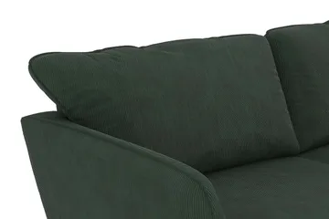 Trend Lyx 4-sits Högervänd L-formad Schäslongsoffa i Manchester - Mörkgrön - Products - Möbler - Soffa - Divansoffa & schäslongsoffa - 4 sits soffa med divan