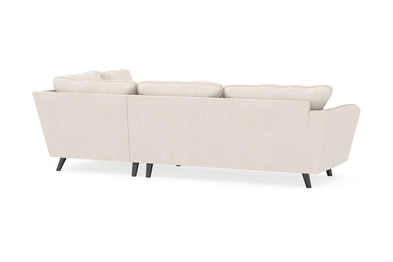 Trend Lyx 4-sits Högervänd L-formad Schäslongsoffa i Tyg - Beige - Products - Möbler - Soffa - Divansoffa & schäslongsoffa - 4 sits soffa med divan