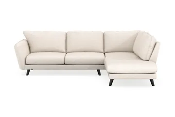 Trend Lyx 4-sits Högervänd L-formad Schäslongsoffa i Tyg - Beige - Products - Möbler - Soffa - Divansoffa & schäslongsoffa - 4 sits soffa med divan
