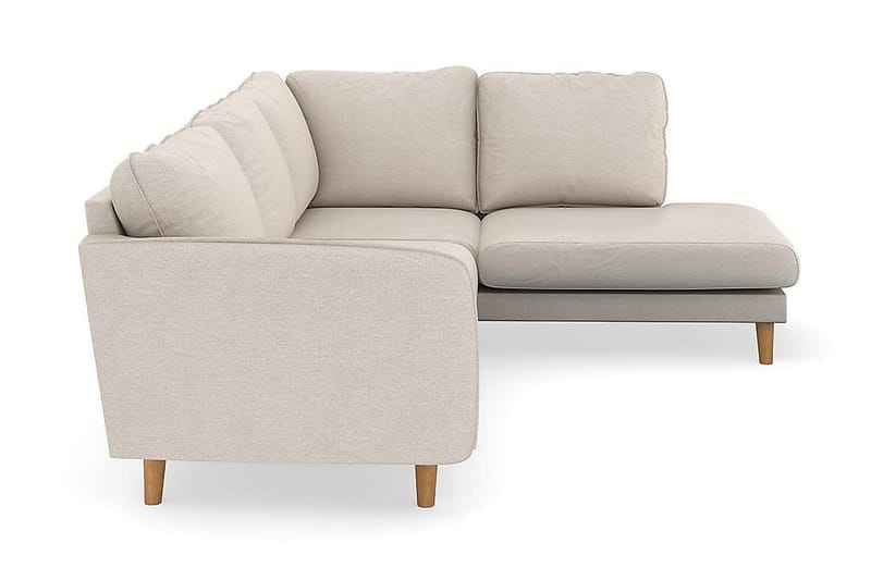 Trend Lyx 4-sits Högervänd L-formad Schäslongsoffa i Tyg - Beige - Products - Möbler - Soffa - Divansoffa & schäslongsoffa - 4 sits soffa med divan