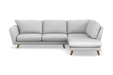 Trend Lyx 4-sits Högervänd L-formad Schäslongsoffa i Tyg