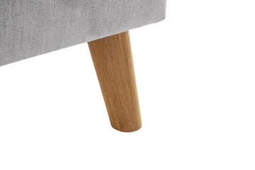 Trend Lyx 4-sits Högervänd L-formad Schäslongsoffa i Tyg - Ljusgrå - Products - Möbler - Soffa - Divansoffa & schäslongsoffa - 4 sits soffa med divan