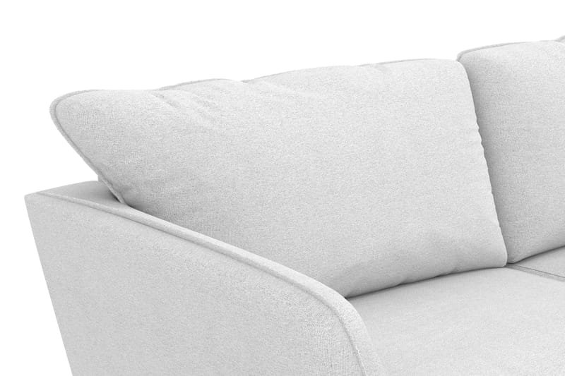 Trend Lyx 4-sits Högervänd L-formad Schäslongsoffa i Tyg - Ljusgrå - Products - Möbler - Soffa - Divansoffa & schäslongsoffa - 4 sits soffa med divan