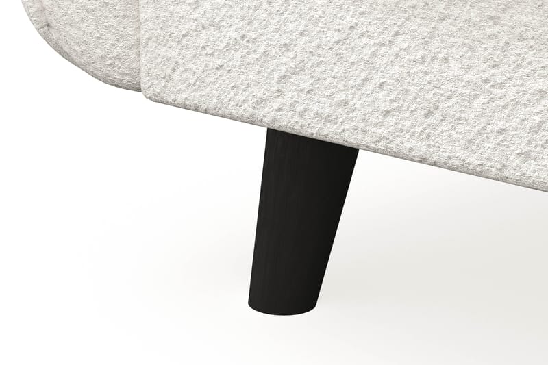 Trend Lyx 4-sits Vänstervänd L-formad Schäslongsoffa i Bouclé - Vit - Products - Möbler - Soffa - Divansoffa & schäslongsoffa - 4 sits soffa med divan