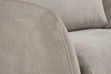 Trend Lyx 4-sits Vänstervänd L-formad Schäslongsoffa i Tyg - Beige - Products - Möbler - Soffa - Divansoffa & schäslongsoffa - 4 sits soffa med divan