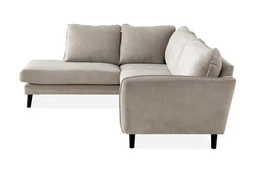 Trend Lyx 4-sits Vänstervänd L-formad Schäslongsoffa i Tyg - Beige - Products - Möbler - Soffa - Divansoffa & schäslongsoffa - 4 sits soffa med divan