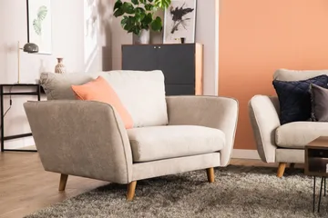 Trend Lyx 4-sits Vänstervänd L-formad Schäslongsoffa i Tyg - Beige - Products - Möbler - Soffa - Divansoffa & schäslongsoffa - 4 sits soffa med divan