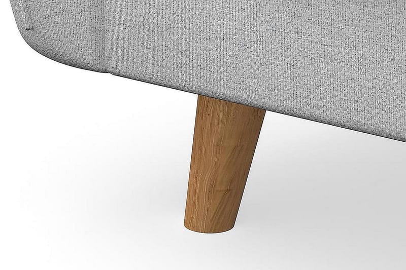 Trend Lyx 4-sits Vänstervänd L-formad Schäslongsoffa i Tyg - Ljusgrå - Products - Möbler - Soffa - Divansoffa & schäslongsoffa - 4 sits soffa med divan