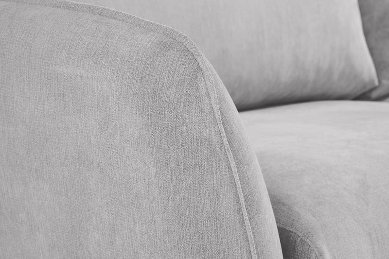 Trend Lyx Schäslongsoffa Vänster - Ljusgrå/Svart - Products - Möbler - Soffa - Divansoffa & schäslongsoffa - 4 sits soffa med divan