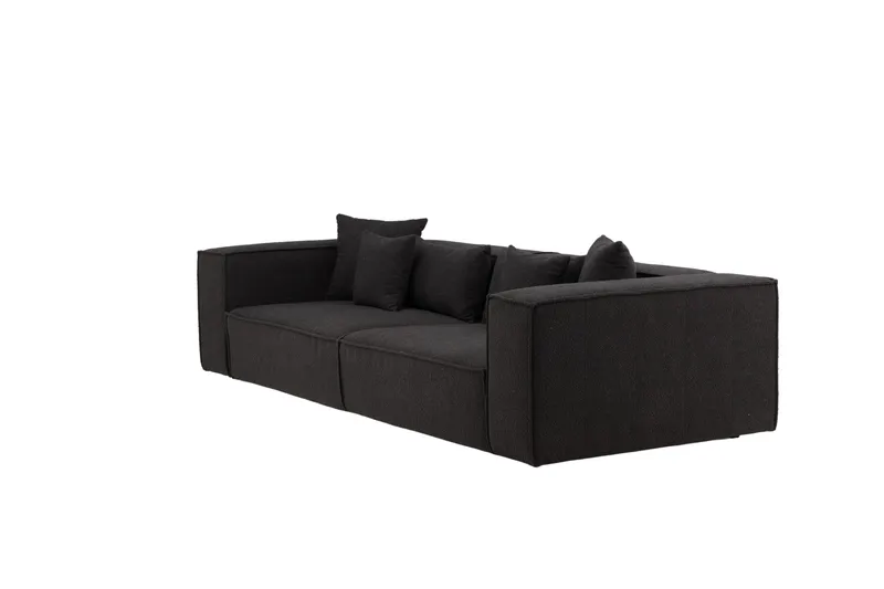 Gillholmen Soffa 3-sits - Svart/Mörkgrå - Products - Möbler - Soffa - 3 sits soffa