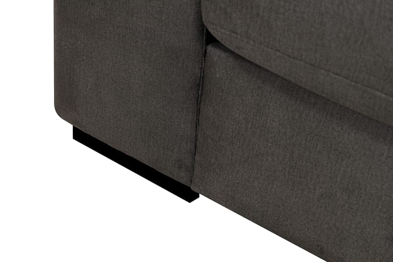 Grande 5-sits Soffa med Schäslong Höger - Mörkgrå Sammet - Products - Möbler - Soffa - Sammetssoffa