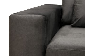 Grande 5-sits Soffa med Schäslong Höger - Mörkgrå Sammet - Products - Möbler - Soffa - Sammetssoffa