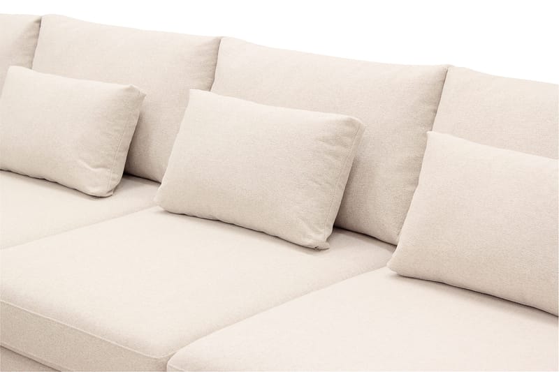 Grande 5-sits Soffa med Schäslong Vänster - Beige Tyg - Products - Möbler - Soffa - Divansoffa & schäslongsoffa
