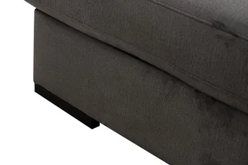 Grande 5-sits U-Soffa med Divan Vänster - Mörkgrå Sammet - Products - Möbler - Soffa - Sammetssoffa