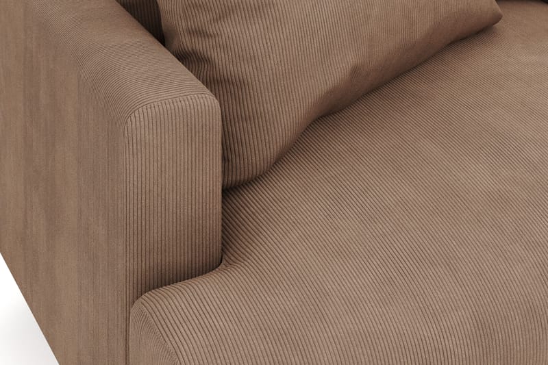Menard 6-sits Högervänd L-formad Hörnsoffa i Manchester - Brun - Products - Möbler - Soffa - Hörnsoffa