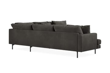 Menard 6-sits Högervänd L-formad Hörnsoffa i Manchester - Mörkgrå - Products - Möbler - Soffa - Hörnsoffa