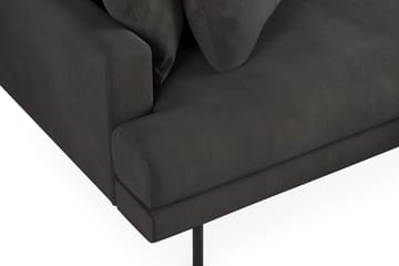Menard 6-sits Högervänd L-formad Hörnsoffa i Manchester - Mörkgrå - Products - Möbler - Soffa - Hörnsoffa