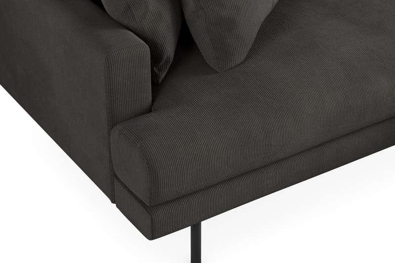 Menard 6-sits Högervänd L-formad Hörnsoffa i Manchester - Mörkgrå - Products - Möbler - Soffa - Hörnsoffa