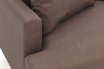 Menard 6-sits Högervänd L-formad Hörnsoffa i Tyg - Brun - Products - Möbler - Soffa - Hörnsoffa