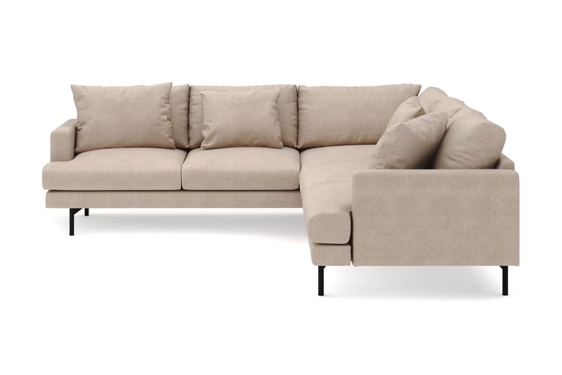 Menard 6-sits Vänstervänd L-formad Hörnsoffa i Tyg - Beige - Products - Möbler - Soffa - Hörnsoffa
