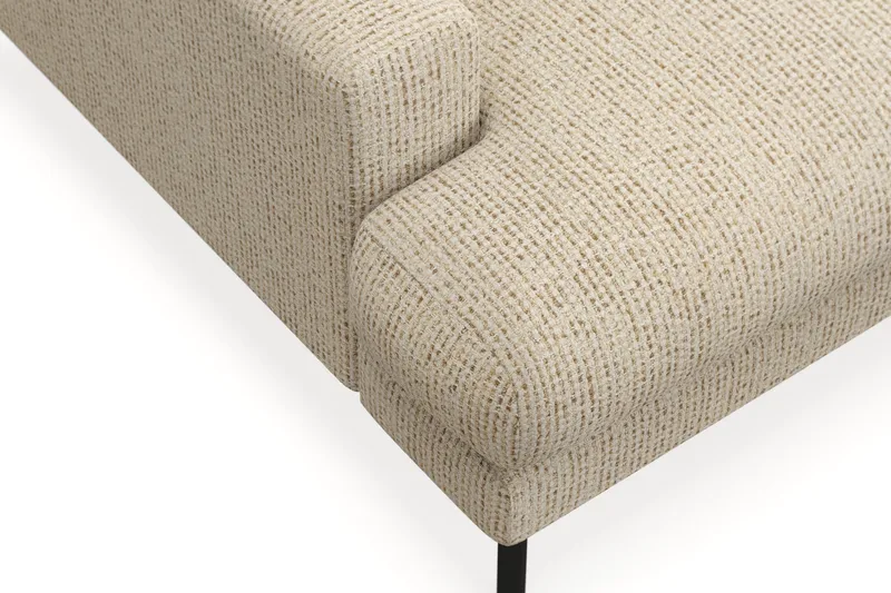 Menard Premium 5-sits Högervänd L-formad Djup Schäslongsoffa i Chenille - Beige - Products - Möbler - Soffa - Divansoffa & schäslongsoffa