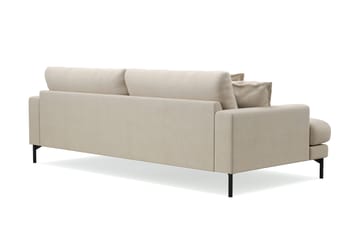Menard Premium 4-sits Djup Soffa i Tyg - Beige - Products - Möbler - Soffa - 4 sits soffa