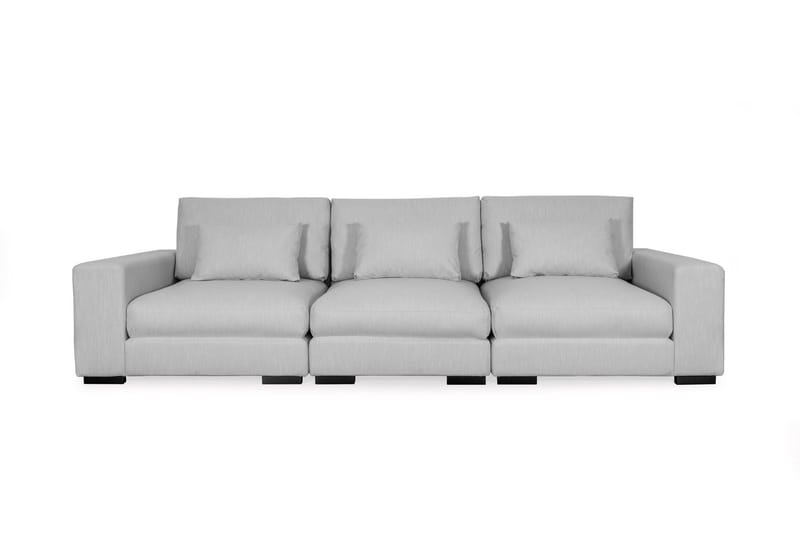Dubai 3-sits soffa Extra Djup - Ljusgrå - Products - Möbler - Soffa - Modulsoffa - Komplett modulsoffa