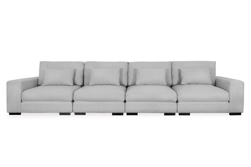 Dubai 4-sits soffa Extra Djup - Ljusgrå - Products - Möbler - Soffa - Modulsoffa - Komplett modulsoffa