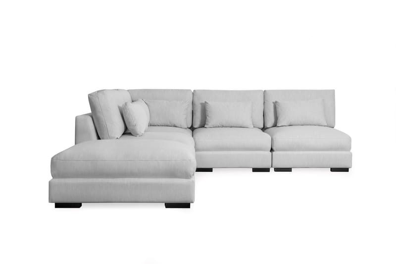 Dubai Schäslongsoffa Höger Extra Djup - Ljusgrå - Products - Möbler - Soffa - Modulsoffa - Komplett modulsoffa