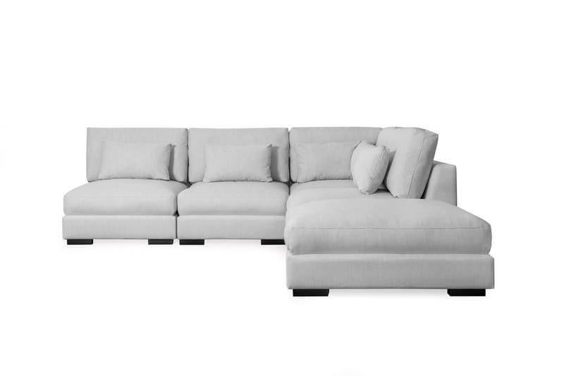 Dubai Schäslongsoffa Vänster - Ljusgrå - Products - Möbler - Soffa - Modulsoffa - Komplett modulsoffa
