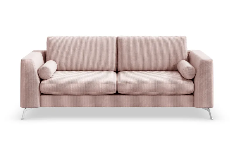 Ocean Lyx 3-sits Manchestersoffa - Rosa - Products - Möbler - Soffa - 3 sits soffa