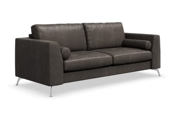 Ocean Lyx 3-sits Soffa i Konstläder - Svart - Products - Möbler - Soffa - 2 sits soffa