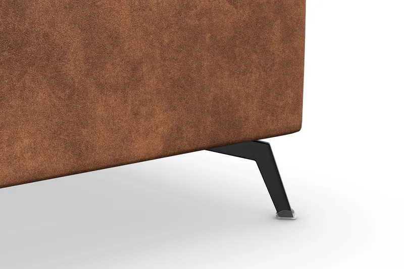 Ocean Lyx 5-sits Vändbar L-formad Hörnsoffa i Konstläder - Brun - Products - Möbler - Soffa - Hörnsoffa