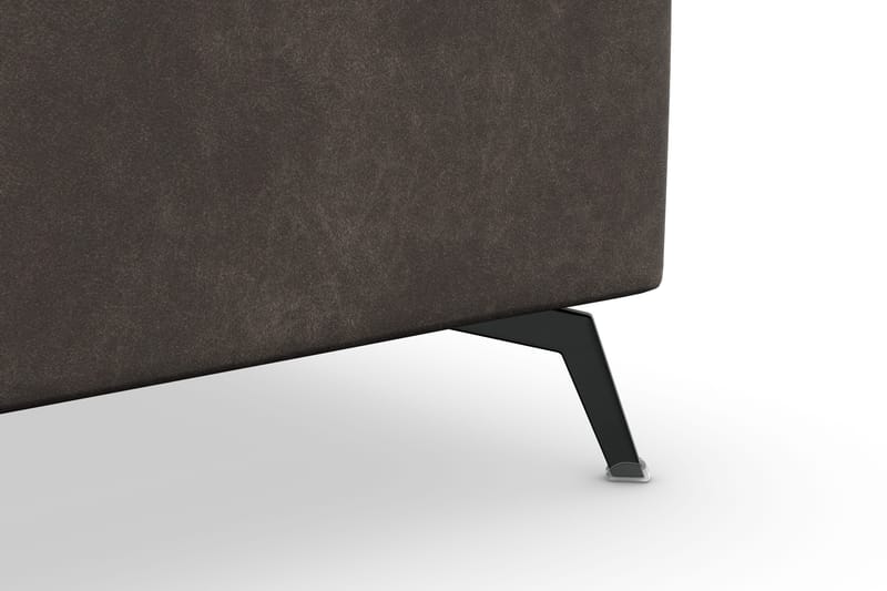 Ocean Lyx 5-sits Vändbar L-formad Hörnsoffa i Konstläder - Mörkgrå - Products - Möbler - Soffa - Hörnsoffa