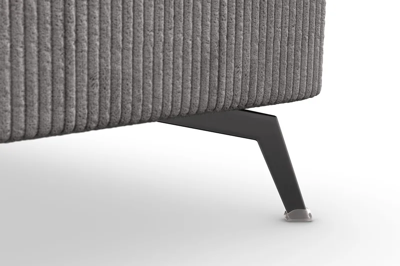 Ocean Lyx 5-sits Vändbar L-formad Hörnsoffa i Manchester - Mörkgrå - Products - Möbler - Soffa - Hörnsoffa