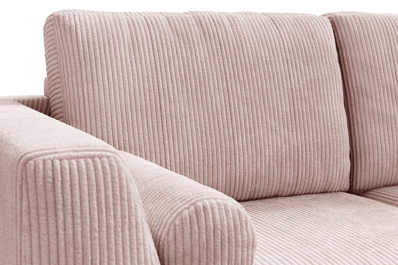 Ocean Lyx 5-sits Vändbar L-formad Hörnsoffa i Manchester - Rosa - Products - Möbler - Soffa - Hörnsoffa