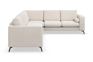 Ocean Lyx 5-sits Vändbar L-formad Hörnsoffa i Tyg - Beige - Products - Möbler - Soffa - Hörnsoffa
