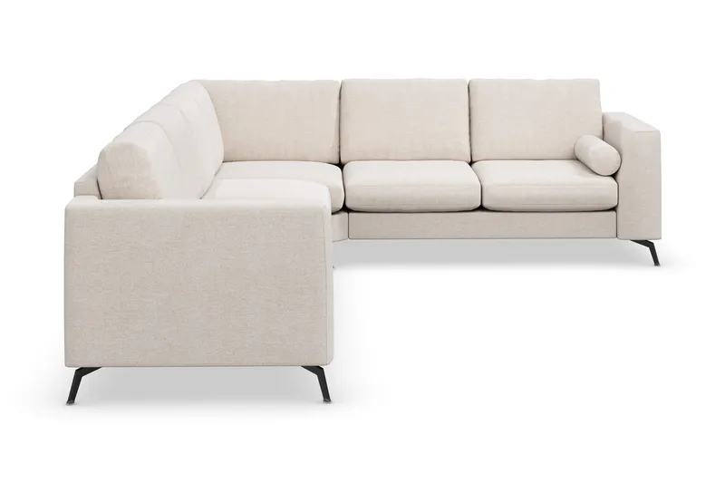 Ocean Lyx 5-sits Vändbar L-formad Hörnsoffa i Tyg - Beige - Products - Möbler - Soffa - Hörnsoffa